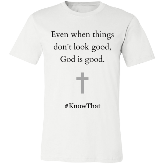 God is good T-Shirt  (Black text)