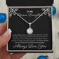 Bonus Daughter Gift, Gift for Step Daughter, Wedding Gifts, Step Daughter Necklace Gift to Step Daughter from Bride Groom, Stepmother BIRTHDAY Giftift