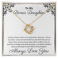 Bonus Daughter Gift, Gift for Step Daughter, Wedding Gifts, Step Daughter Necklace Gift to Step Daughter from Bride Groom, Stepmother BIRTHDAY