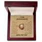To My Granddaughter from Pop Pop White Gold Eternal Hope Necklace "Never Forget that I Love You ALWAYS""