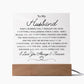 Gift For Husband "You are Everything I Needed and More" Acrylic Plaque: An Unforgettable and Exclusive Keepsake